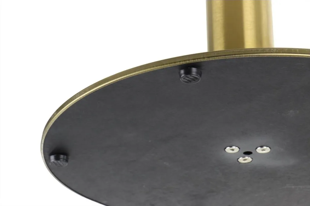 Support table de restaurant et hôtel en acier inoxydable or 72cm