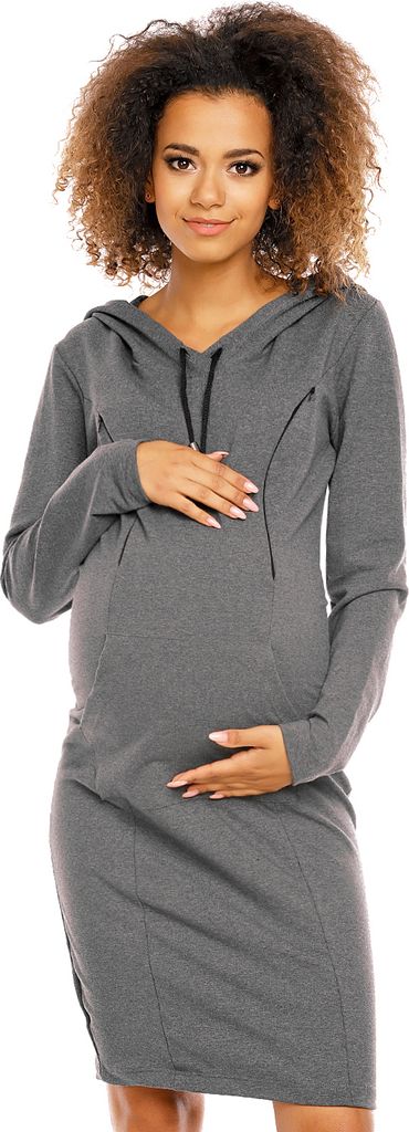 PeeKaBoo Umstandskleid für Damen Bhremsa graphit XXL