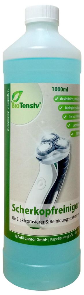 2x 1 L Scherkopfreiniger BioTensiv f. Braun Produktbild 