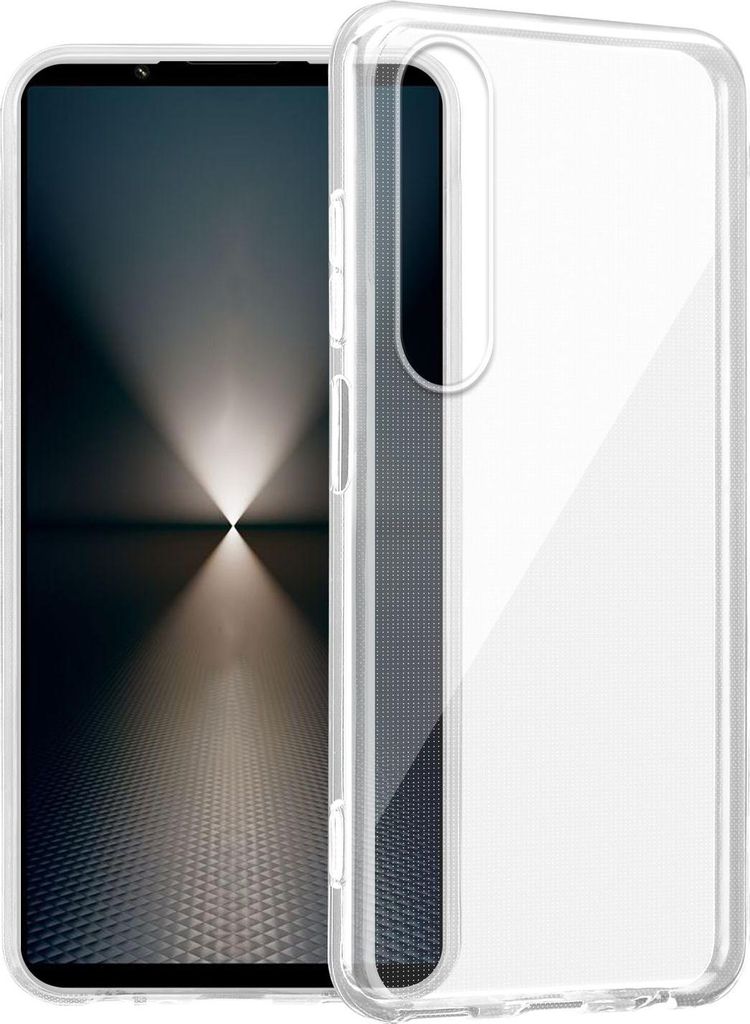 Cadorabo Hülle für Sony Xperia 1 VI in VOLL TRANSPARENT Schutzhülle aus flexiblem TPU Silikon Back Case Cover Etui Handy Hülle