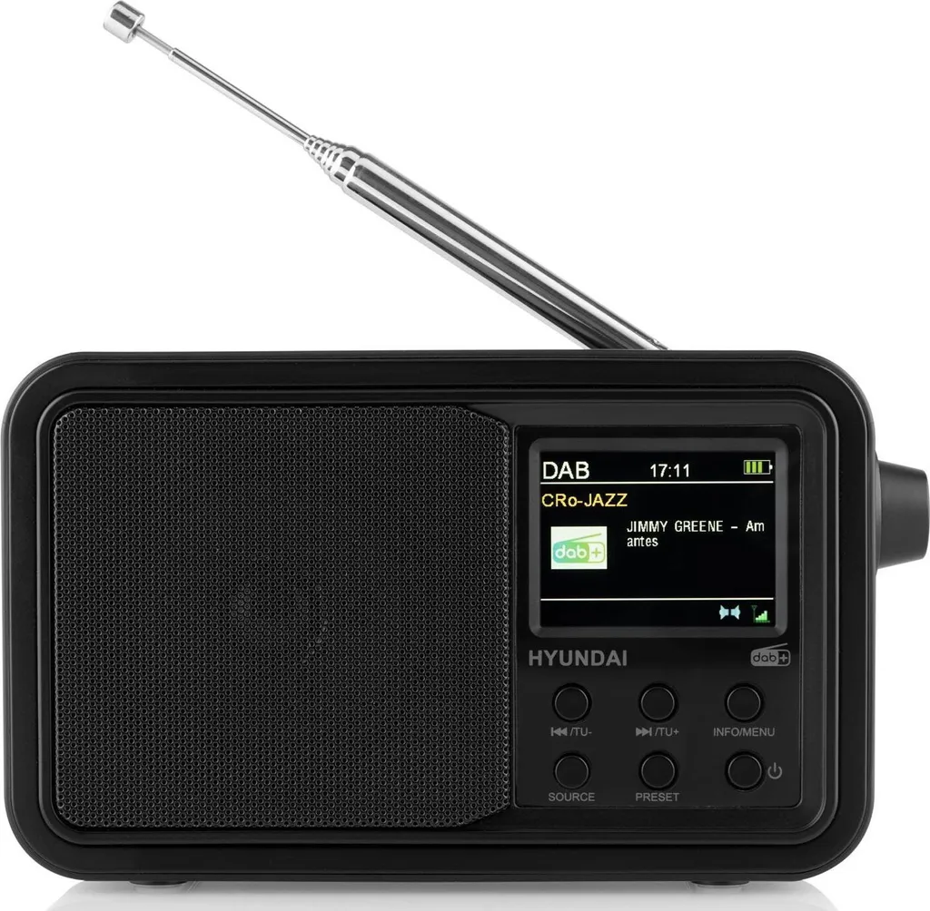 Hyundai PR 650 BTDAB Poste Radio avec DAB+ Bluetooth et Écran LCD