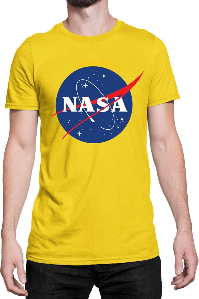 Herren T-Shirt Nasa Space Theme Nasa 011, Man L / Gelb