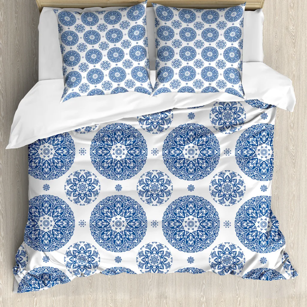 Copripiumino Artistico Blu Vintage 155x220 | ABAKUHAUS High-Tech