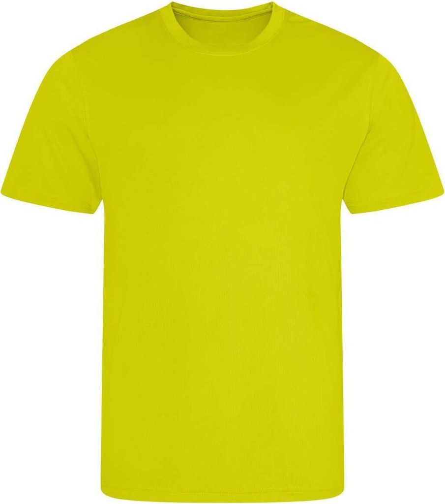 Just Cool JC001 | Cool T-Shirt +WRAP +UV-Sonnenschutz 30 - Farbe: Citrus - Größe: XS