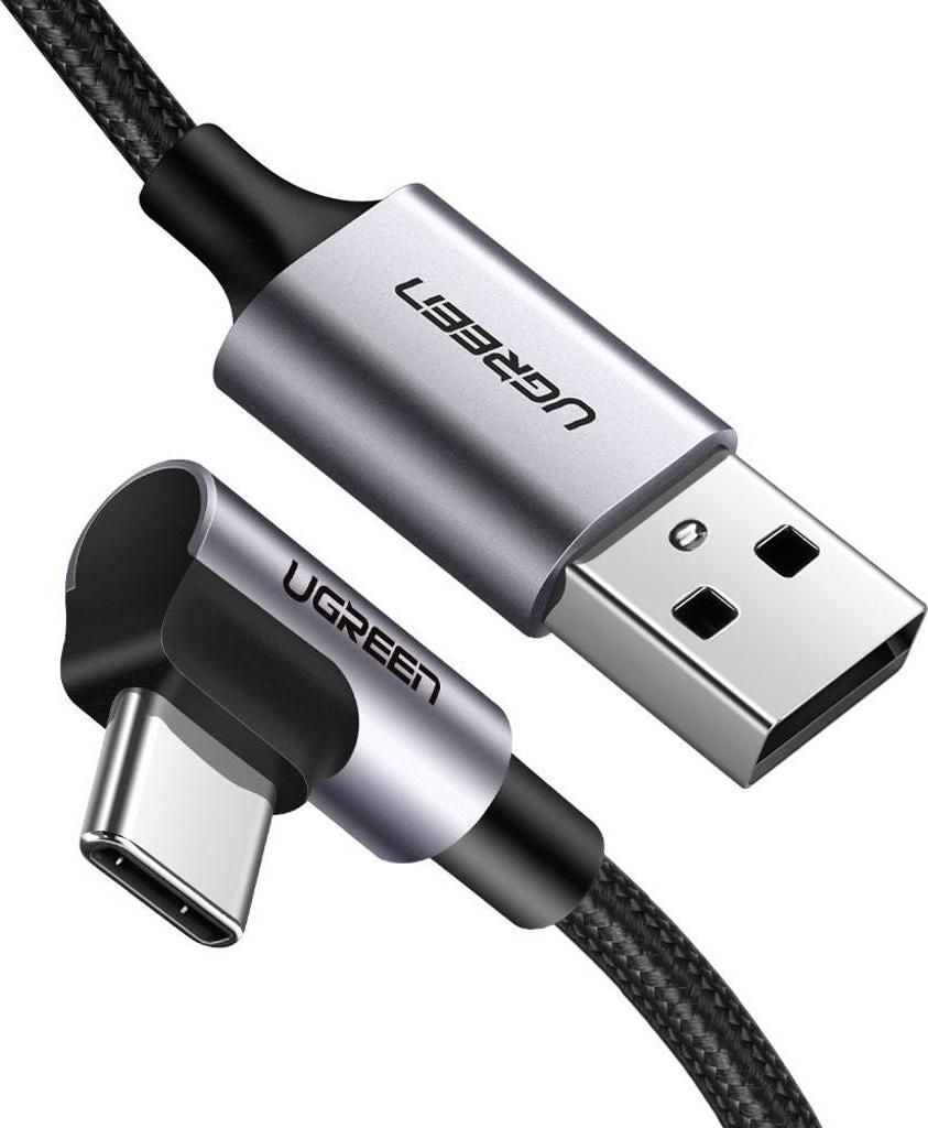 UGREEN Abgewinkeltes USB-A-auf-USB-C-Kabel, 0,5 m