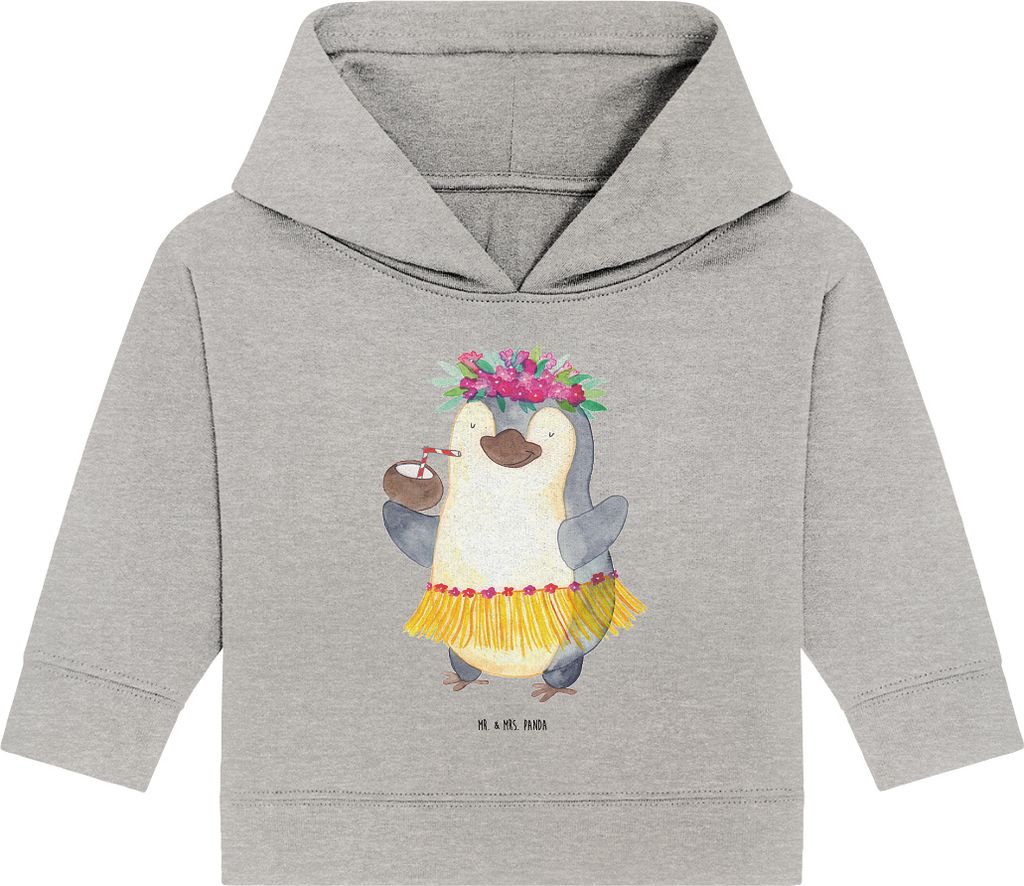 Mr. & Mrs. Panda Organic Baby Hoodie Pinguin Kokosnuss 12. Produktbild 
