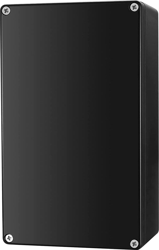 Boite de Derivation Etanche IP65 Electrique Exterieur, Boîte de Jonction Connecteurs, Boitier Plastique Electronique Extérieur- Noir/200*120*75 m...