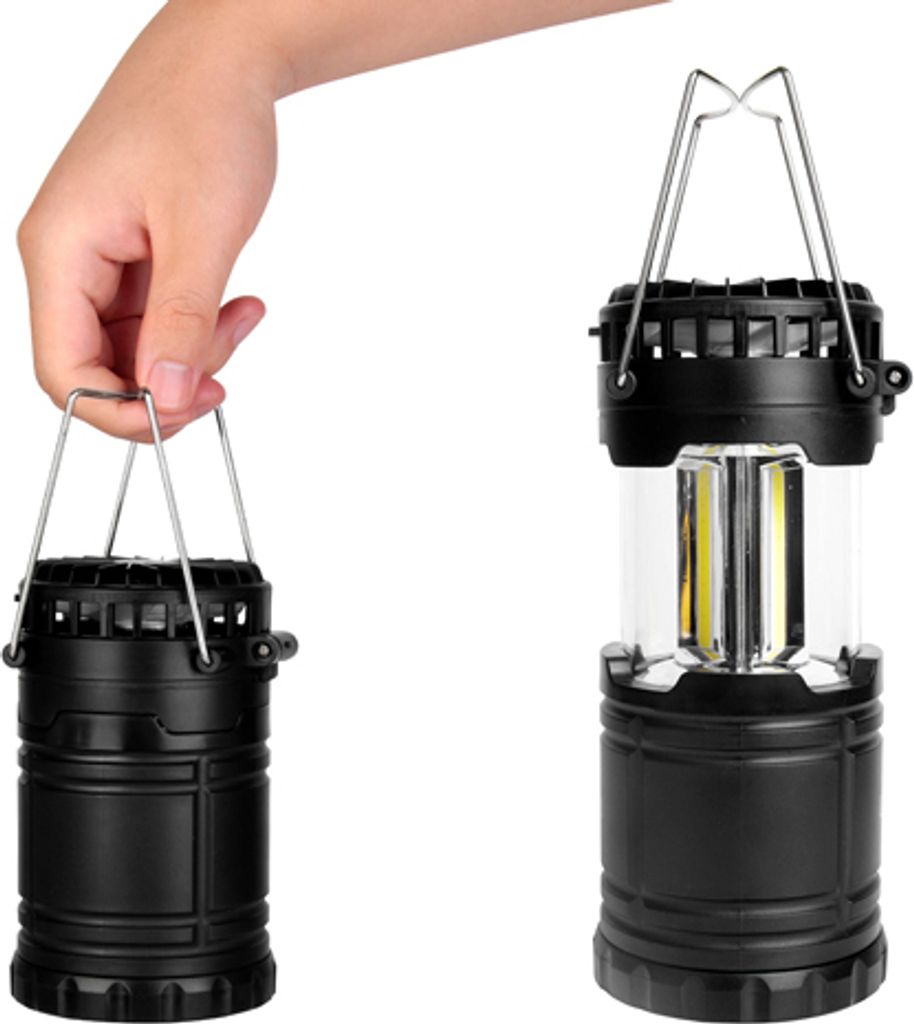 EAXUS CampLite Breeze 3W COB 2in1 Camping Lampe und Ventilator in Einem Pop-Up schiebbar