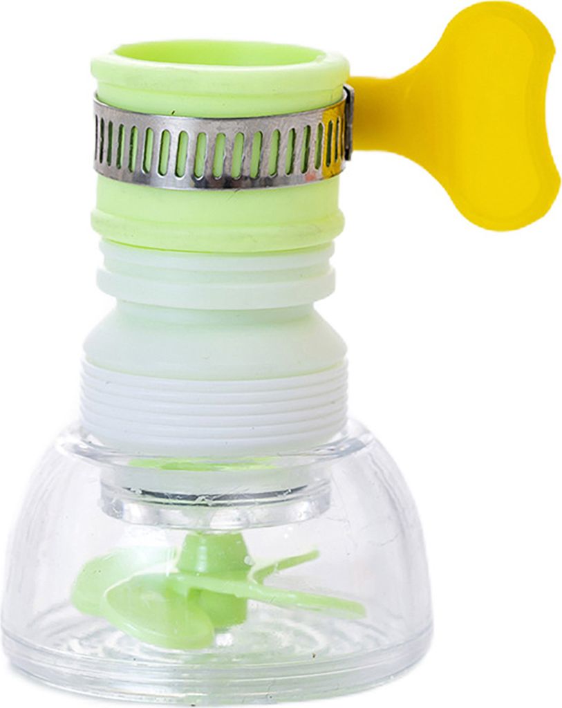Wasserhahnfilter, 360-Grad-Drehung, abnehmbar, spritzwassergeschützt, robust, Spülbecken-Wasserhahndüsenfilter, Küchenbedarf