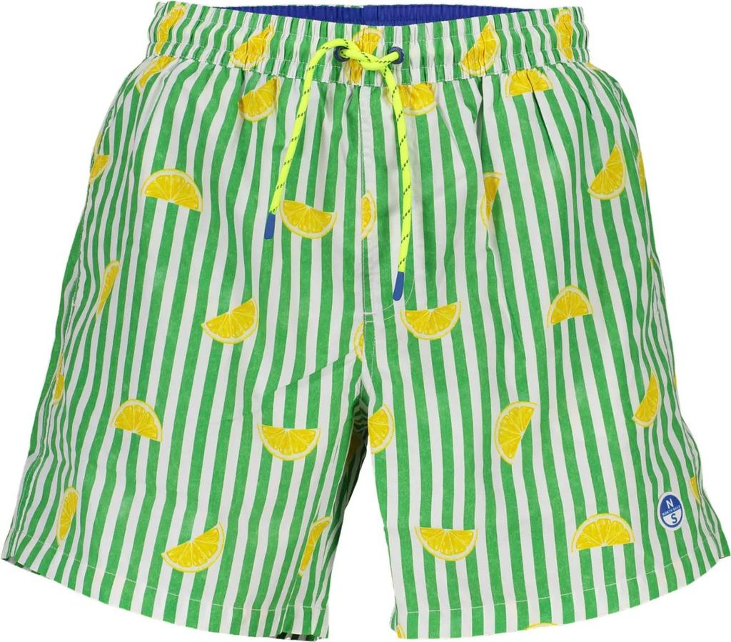 Baumwolle Badeshorts mit Taschen und elastischem Bund : Größe - 2XL Größe: 2XL