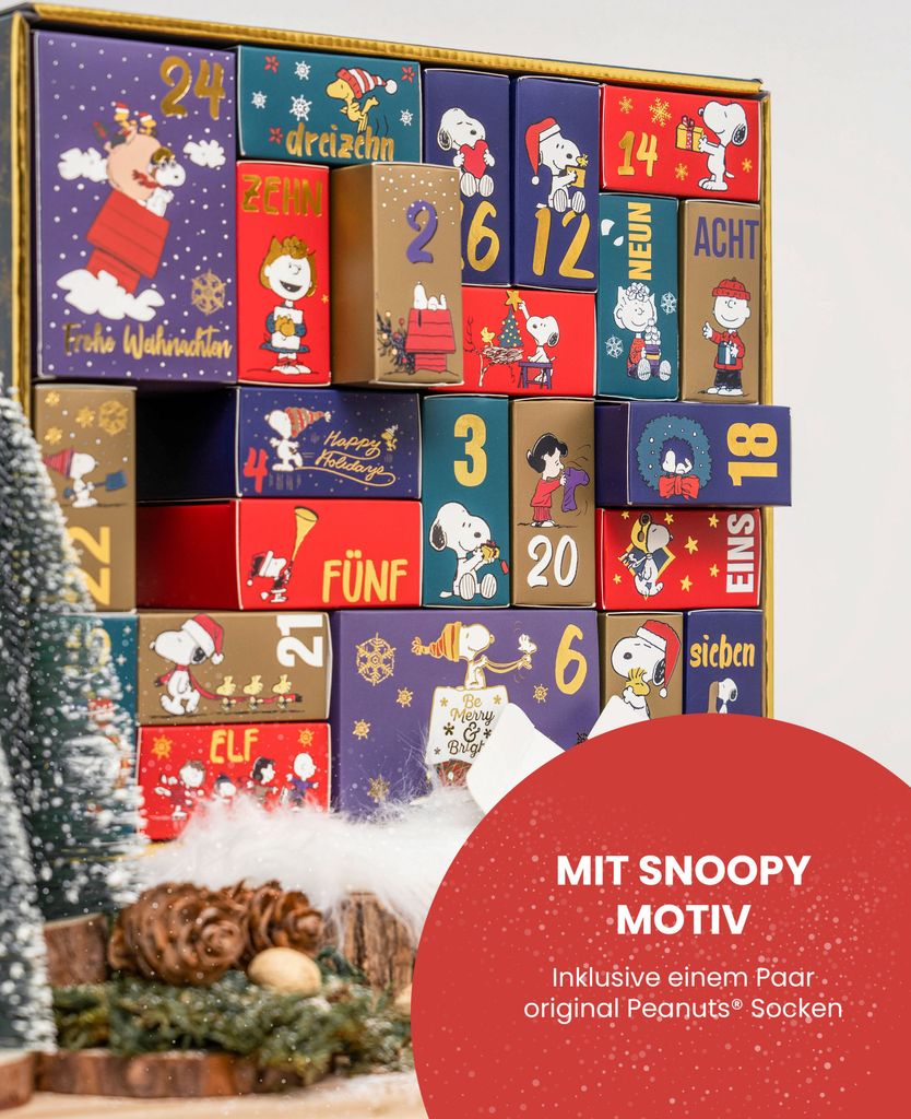 Peanuts Adventskalender DIY - 1Paar Socken | Kaufland.de