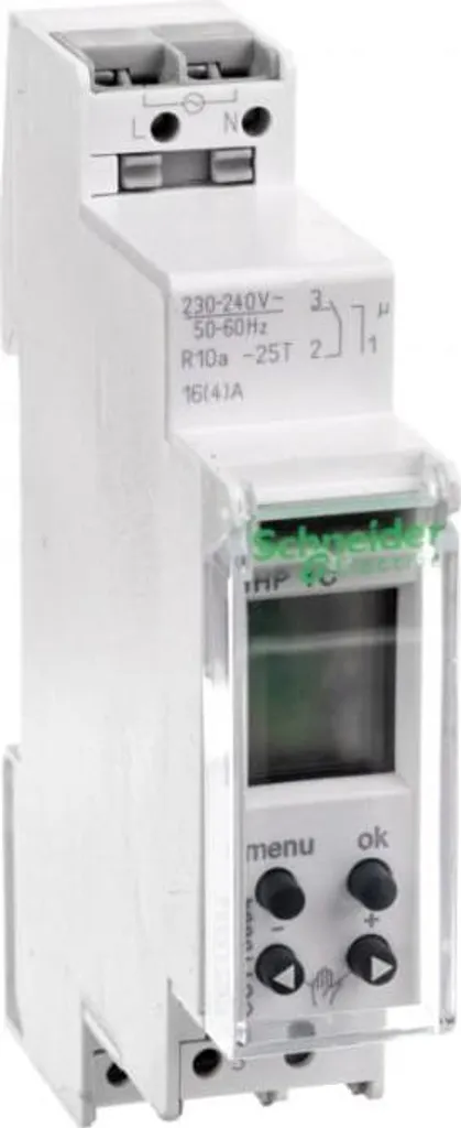 Interrupteur Horaire Programmable Digital Schneider CCT15854 Acti9