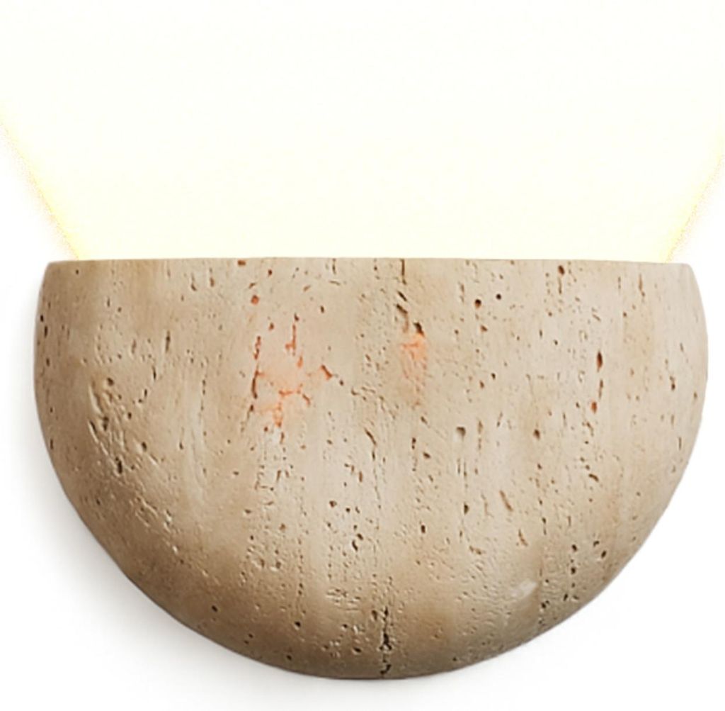 KINKIET, wandlamp, LED, stenen look, modern, 6W, neutrale Productafbeelding 