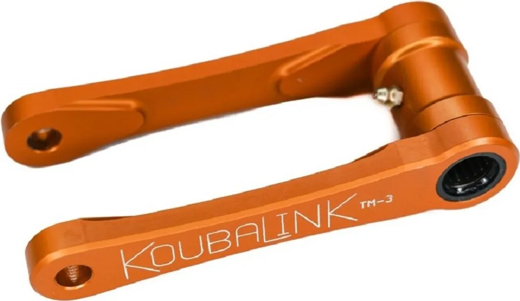 Kit rabaissement 63.5 mm KOUBALINK en aluminium Orange TM Racing