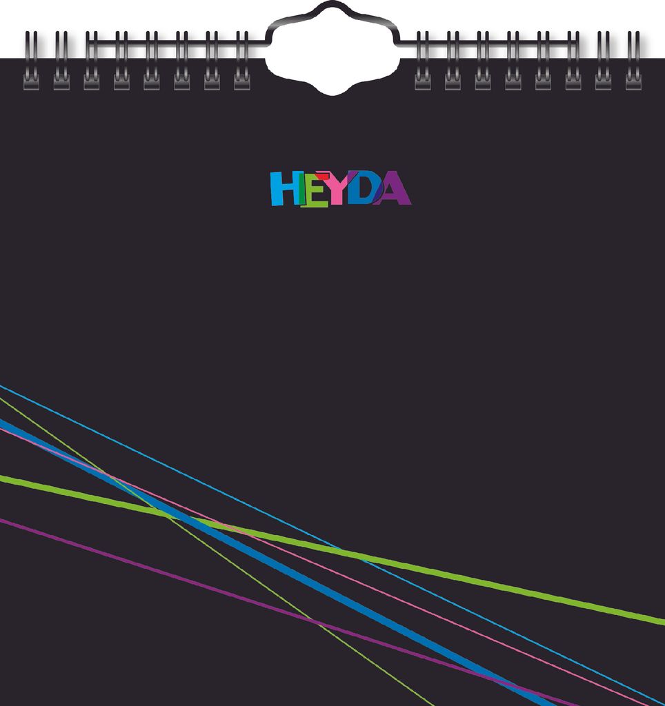 Heyda 2070410 Kreativkalender immerw16x15,6 sw