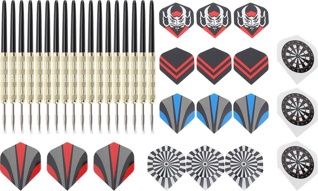 18pcs Darts Metall Tipp Set Professional für alle Fähigkeiten Dartboard Firma Grip