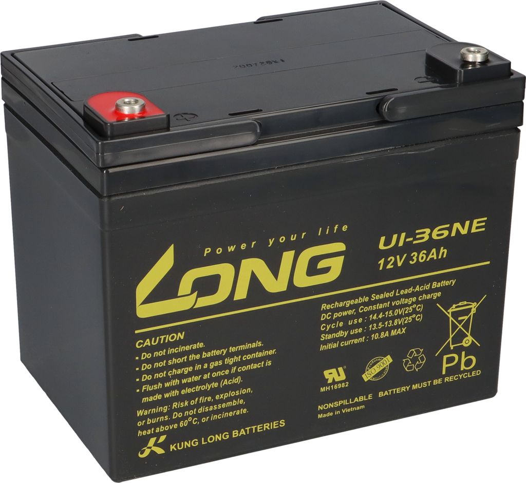 Batterie Kung Long 12V 36Ah compatible clôture U1-36NE Image du produit 