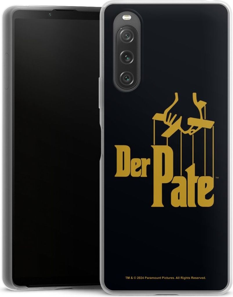 DeinDesign Slim Hülle für Sony Xperia 10 V Silikon Case Ultra Dünn Handyhülle Logo Offizielles Lizenzprodukt Der Pate
