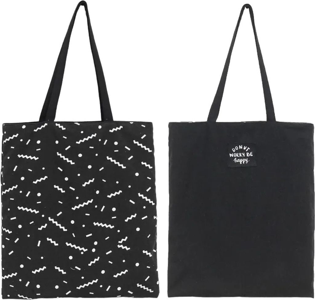 Wendetasche Viola in Schwarz – Praktisch und Stilvoll für Einkäufe KP28129