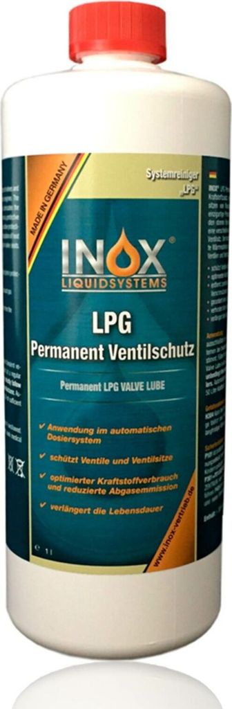 INOX® LPG Autogas Ventilschutz 1L - Reiniger für Autos mit Produktbild 