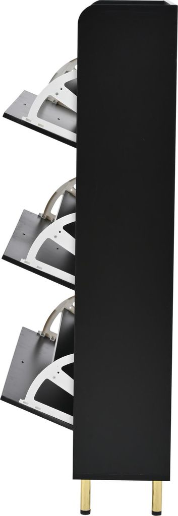 Merax Schuhschrank schmal mit 3 Klappen, verstellbare Produktbild 