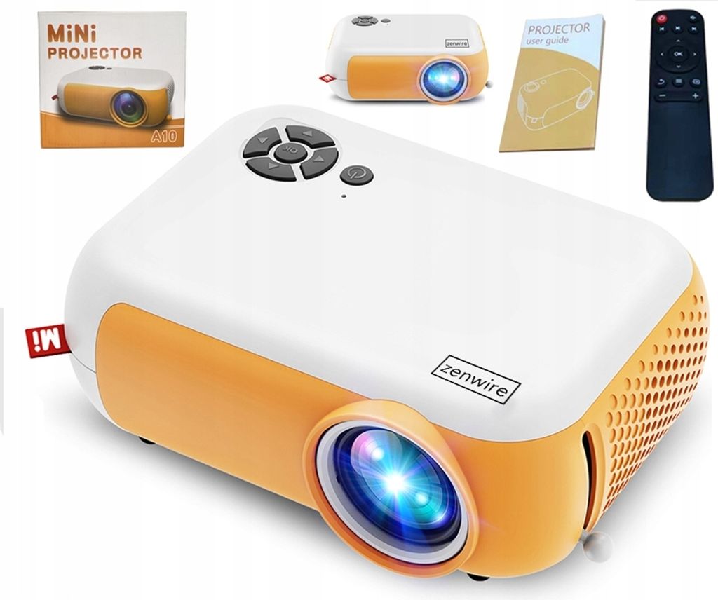 PRENOSNÝ PROJEKTOR MINI LED PROJEKTOR FULL HD 1080p USB Obrázok produktu 1