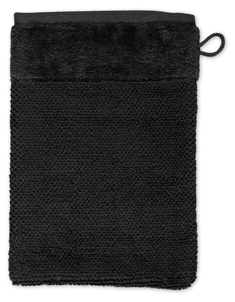 MÖVE Bamboo Luxe, Baumwolle, Viskose, Einfarbig, Schwarz, Produktbild 