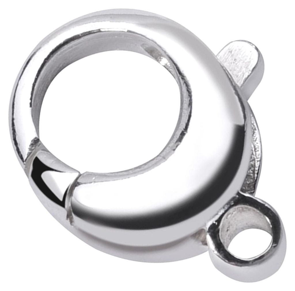 MATERIA Karabiner Verschluss 21mm massiv 4,7g - 925 Silber Produktbild 