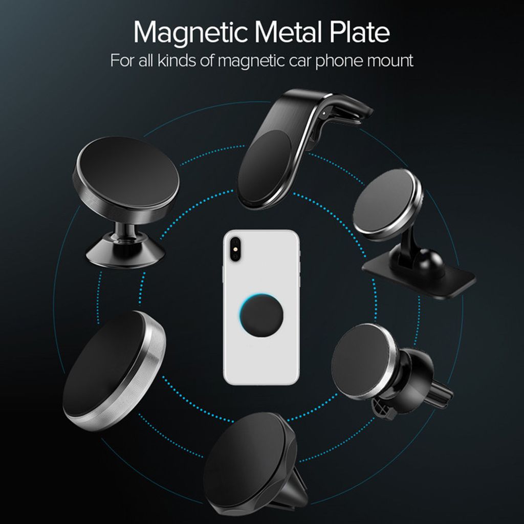 Metallplättchen Set Für Magnet Halterungen Ersatz Produktbild 5