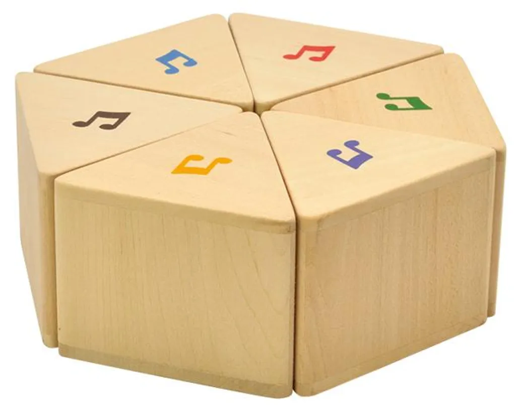Prismes acoustiques Eduplay lot de 12 blocs de mémoire auditive bois