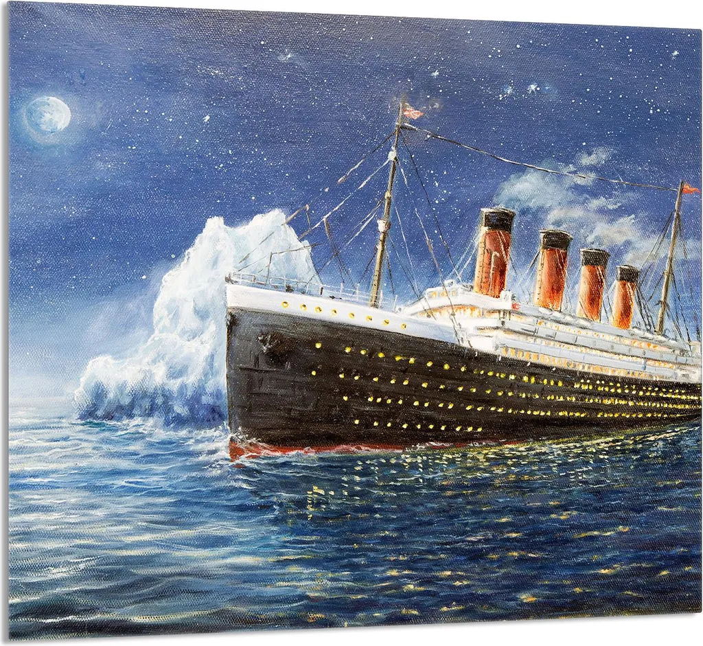 Glasplatte 65x60 Titanic - Il Cuore Elegante della Tua Cucina