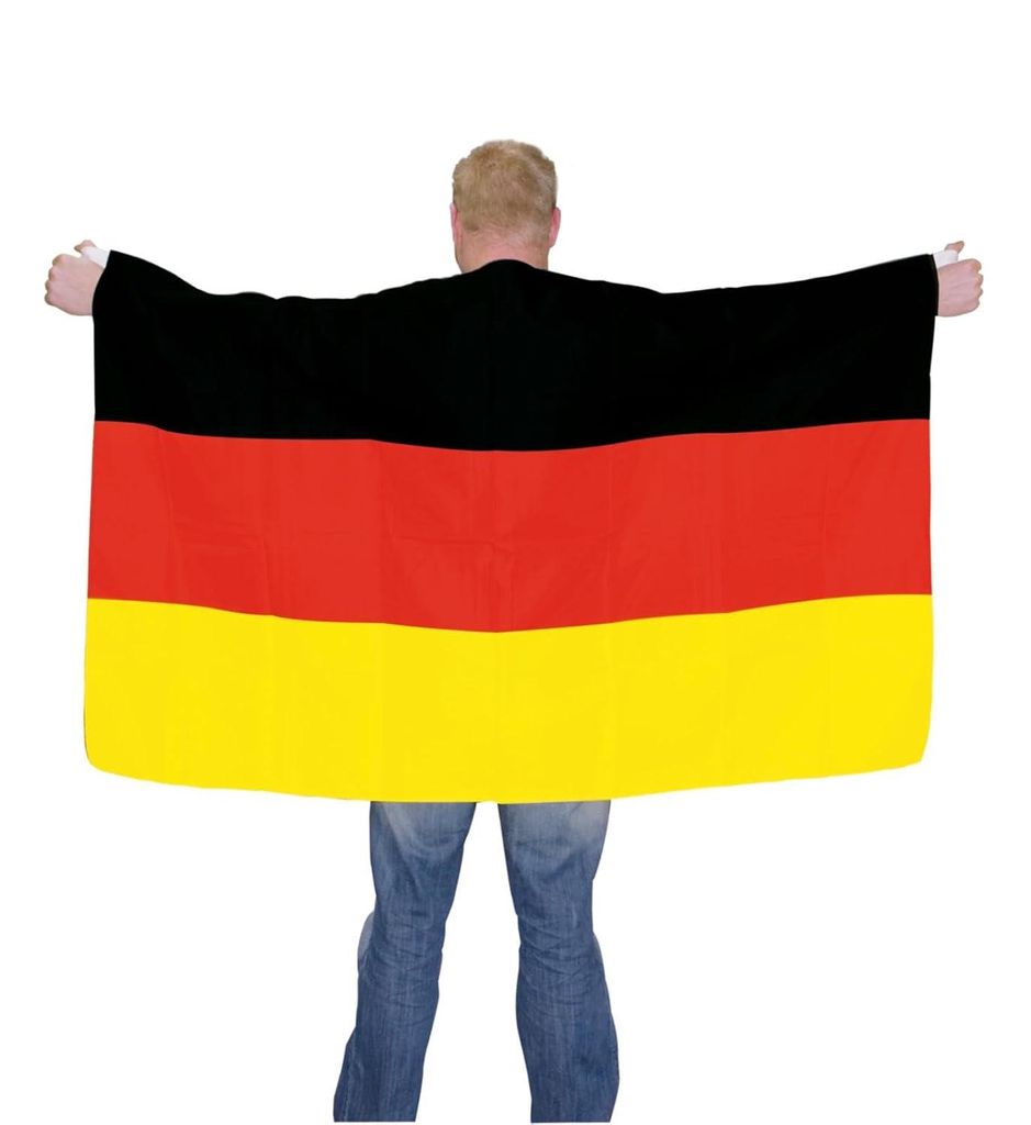 JUNG Fan Fahne 90x150cm Deutschland Fussball WM 2026 Produktbild 