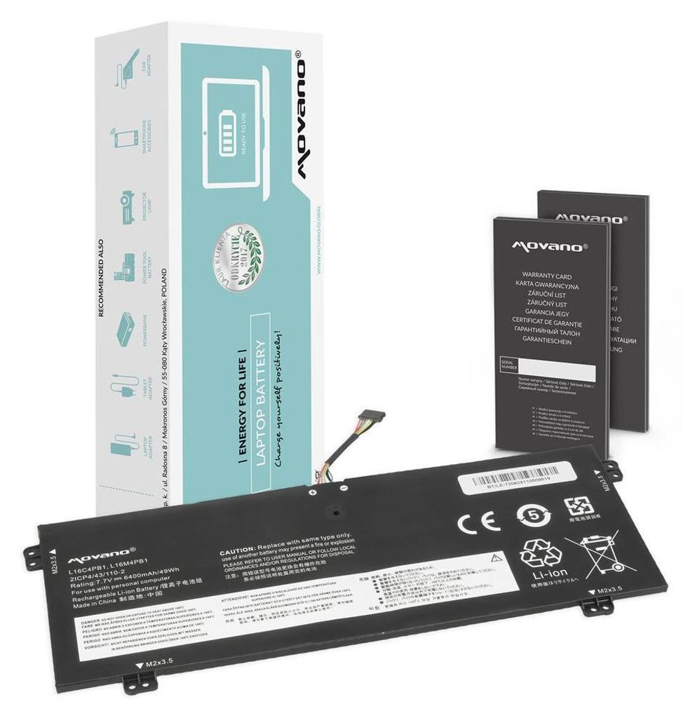 Akku für Lenovo YOGA 720-13IKB 730-13IKB L16L4PB1 L16C4PB1 Produktbild 