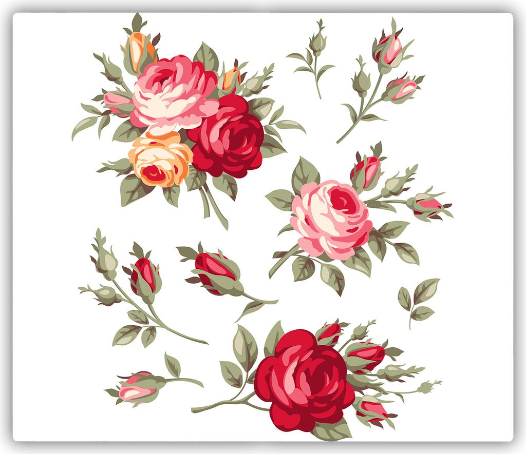 Tulup Glas Herdabdeckplatte Glaskeramikkochfeld-Abdeckung Spritzschutz Glasabdeckplatte Kochplattenabdeckung und Schneidebrett - Einteilig - 60x52 ...