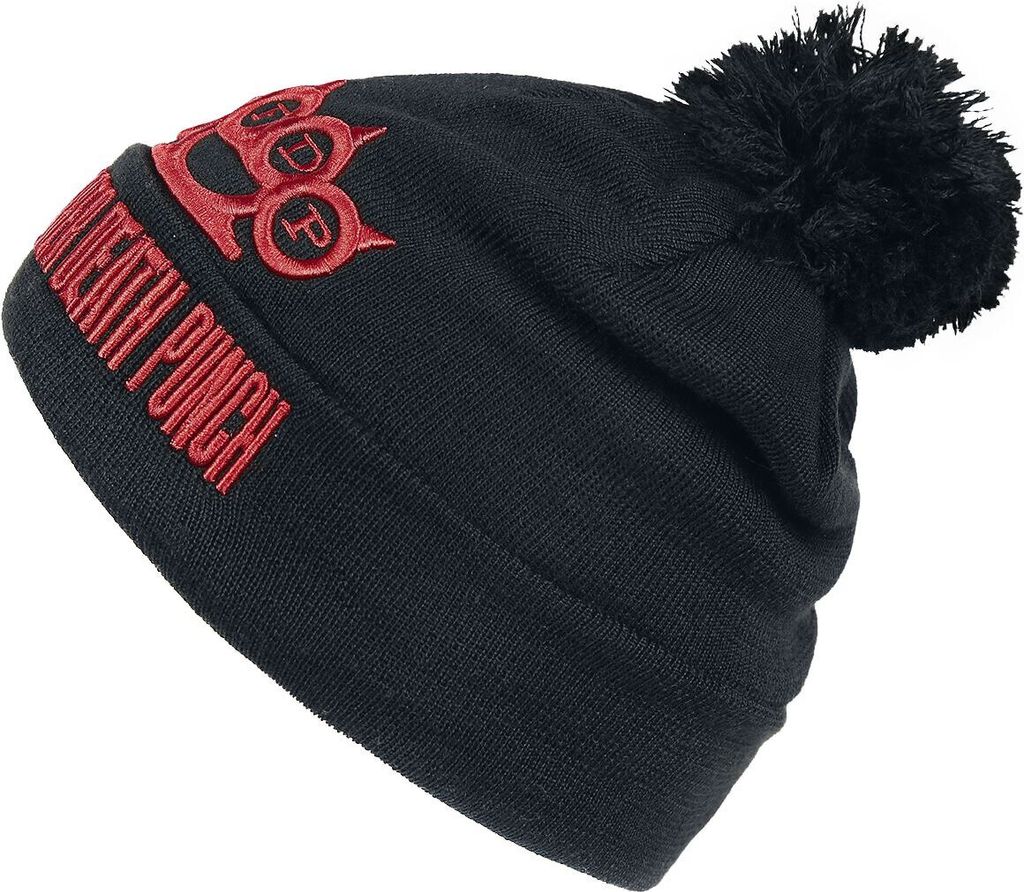 Five Finger Death Punch Mütze Uni Logo Beanie schwarz Standard