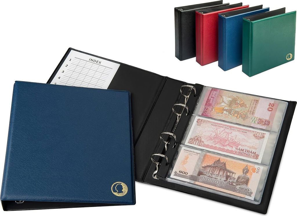 Sammleretui MC.Sammler Banknoten - Album mit 20 Hüllen für Produktbild 