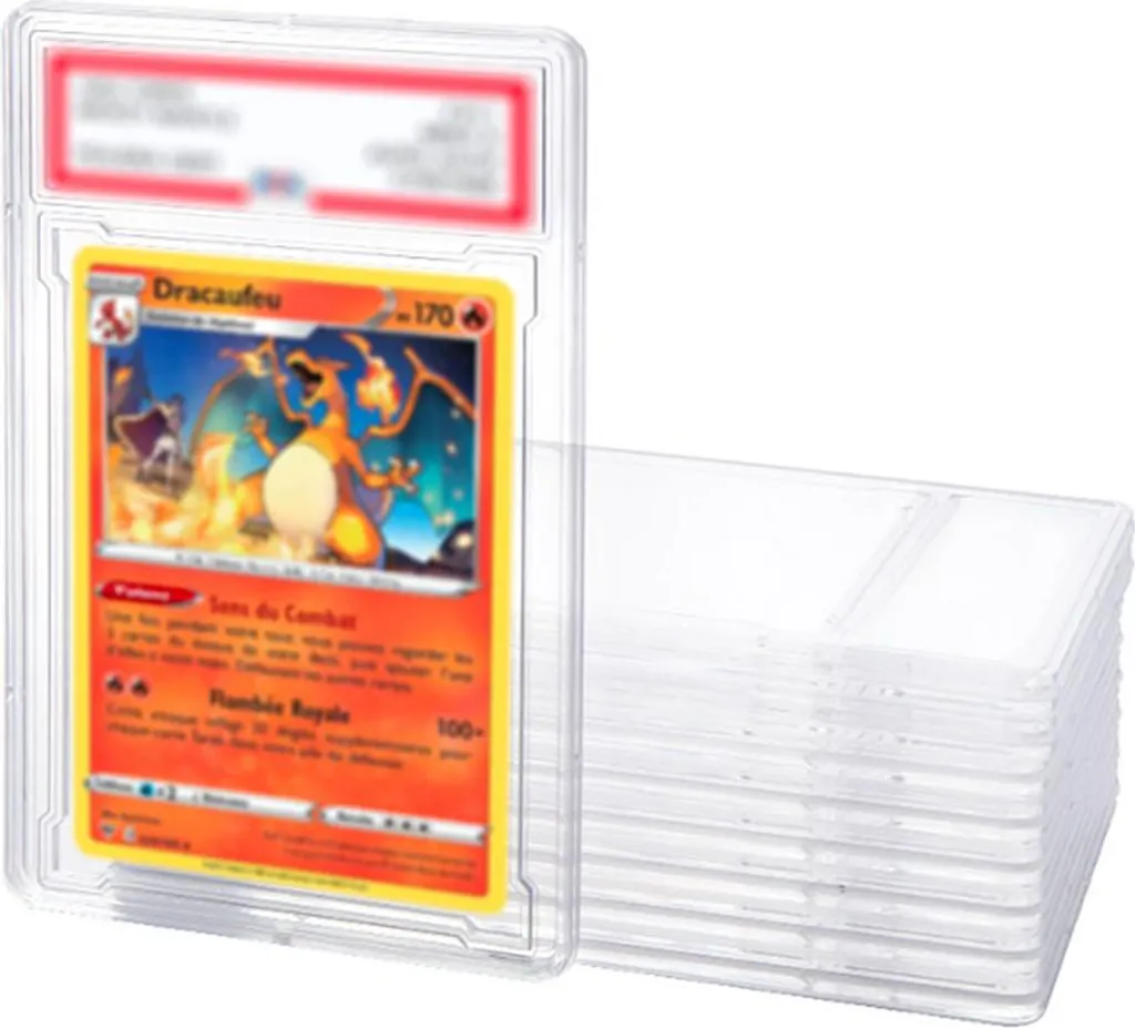 Protège-Cartes PSA pour Exposition et Rangement de Collection - 10 Pcs