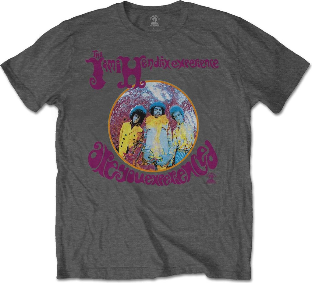 Jimi Hendrix - "Are You Experienced?" T-Shirt für Herren/Damen Uni RO2442 (XXL) (Grau)