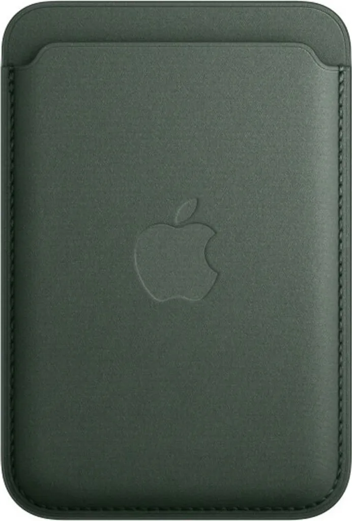 Portefeuille MagSafe Apple FineWoven Evergreen : Stockage Cartes iPhone