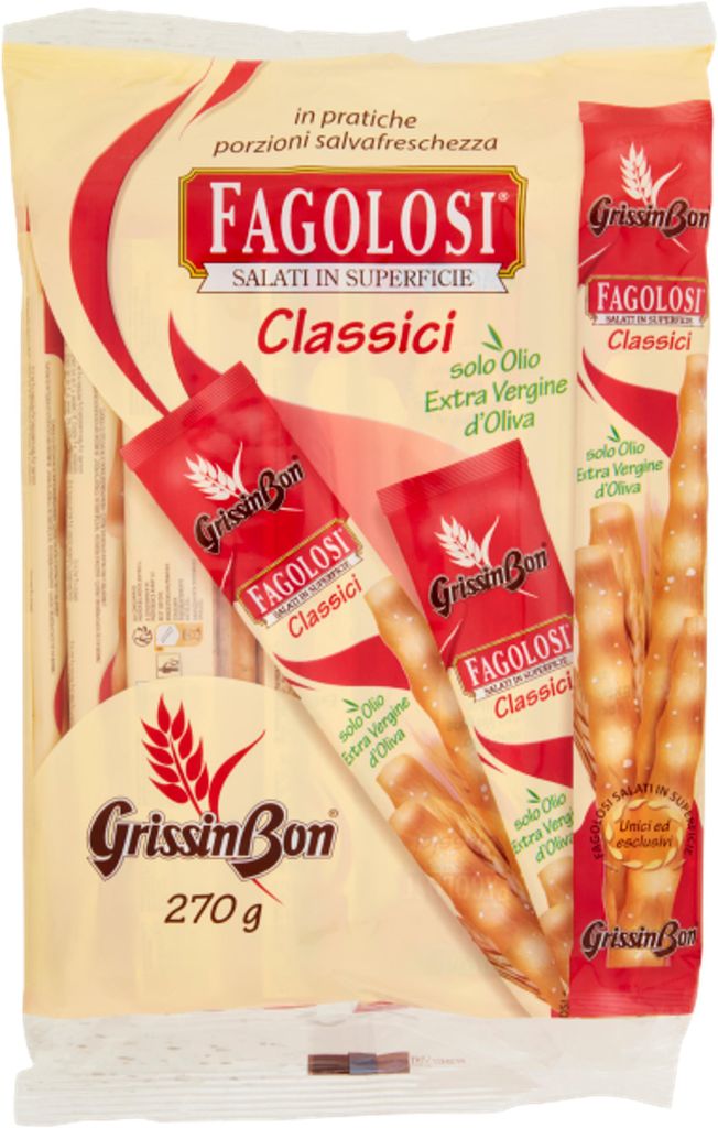 GrissinBon, bâtonnets de blé classiques, 270 g Image du produit 