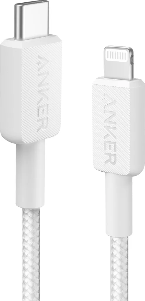 Anker 322 Cavo USB-C a Lightning 1,8m Bianco MFi - Ricarica Rapida iPhone