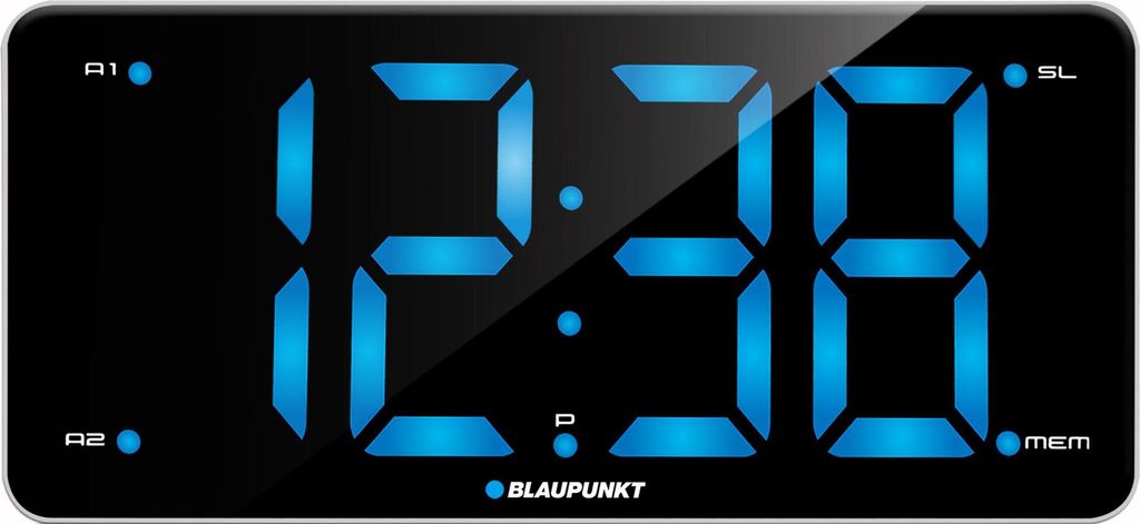 Blaupunkt CR15WH Wekker - Digitaal wekkerradio, zwart, wit Productafbeelding 