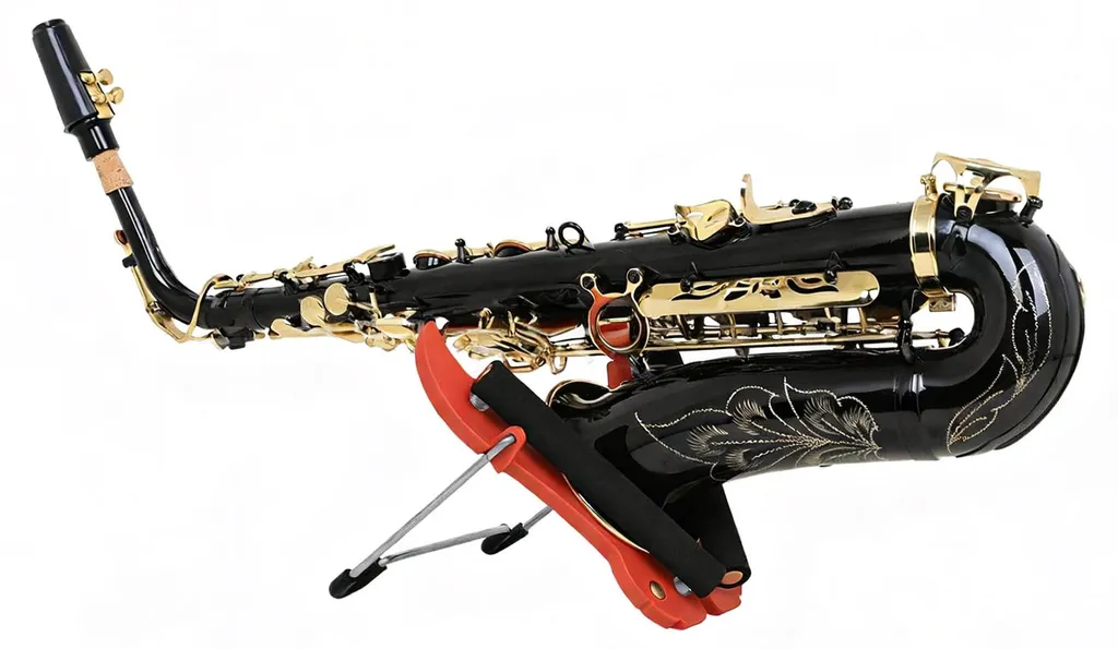 Support Saxophone pour Studio et Exposition avec Sac de Transport - 11