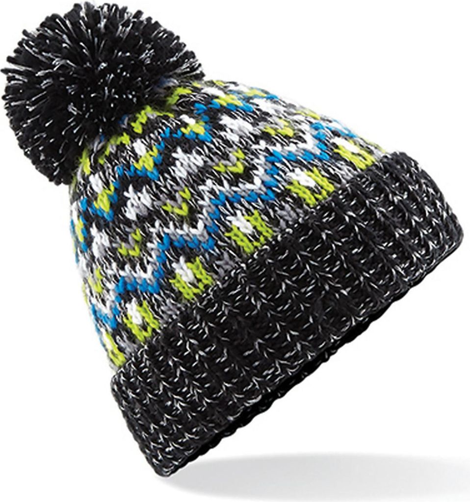 Beechfield B458 | Blizzard Bobble Beanie Zimná čiapka - Obrázok produktu 