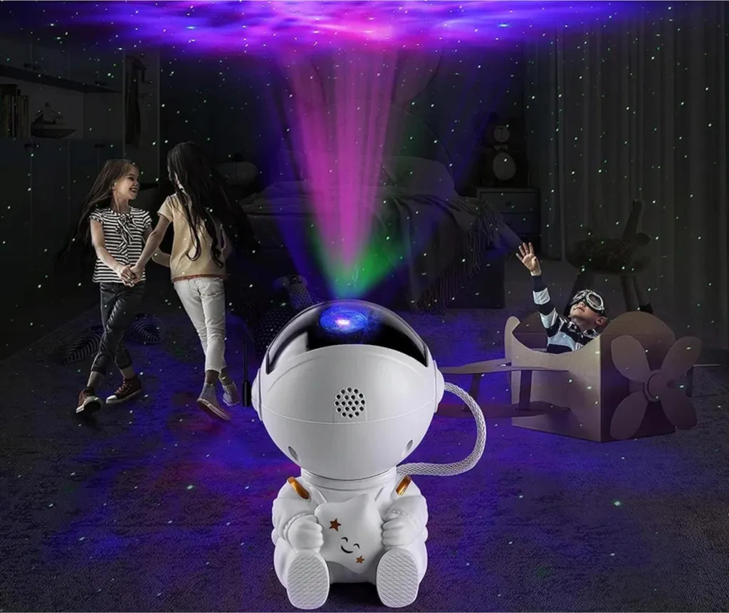 Projecteur de Galaxie Astronaute avec Télécommande et Lampe LED USB - 13