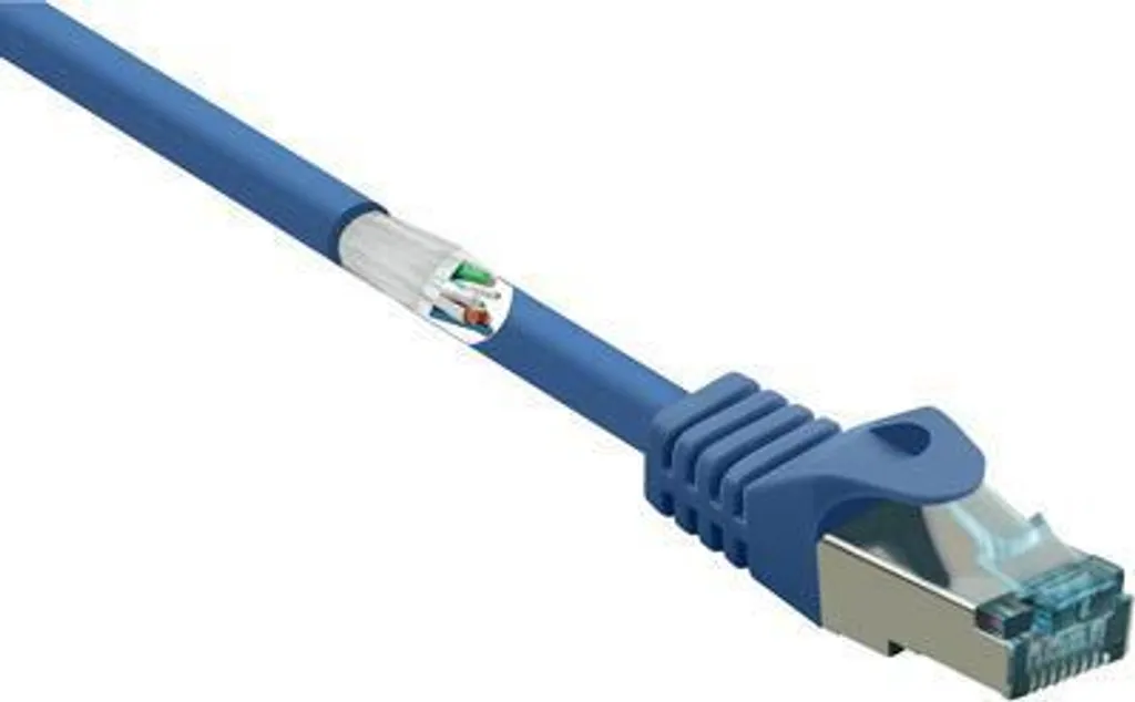 Offerta Cavo Ethernet 3m Renkforce RF-5047458 Cat6a S/FTP Blu 10Gbps