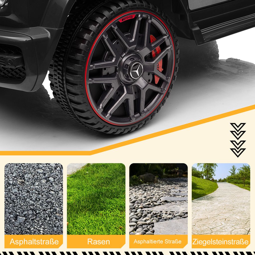 FCH elektrická autíčka pro děti Mercedes Benz G63 AMG s 12V Obrázek produktu 9
