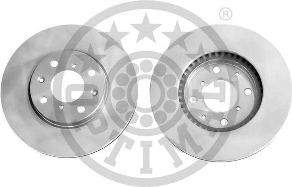 Disque de Frein 252mm OPTIMAL BS-8452C Haute Résistance pour Opel Agila