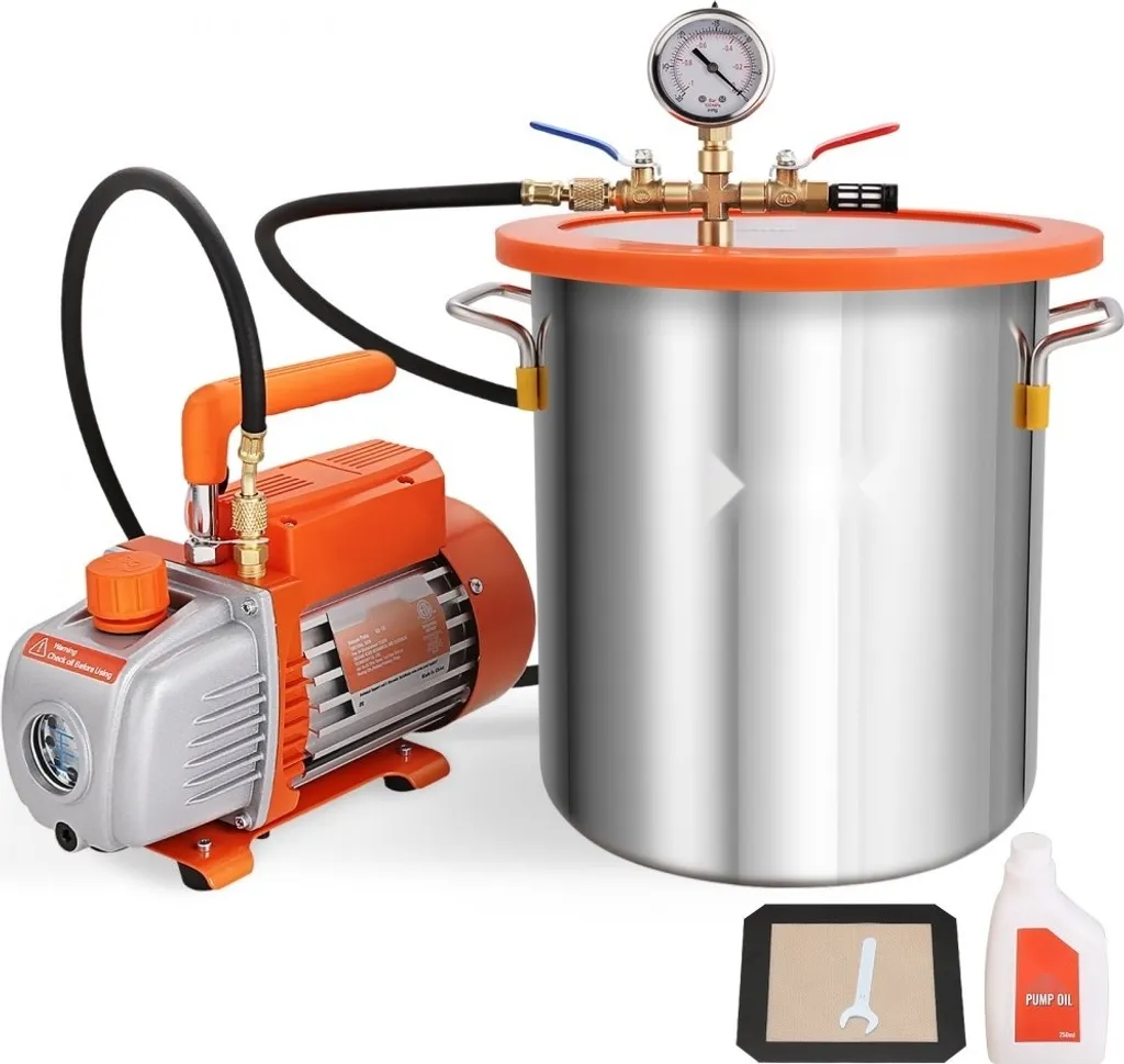 Pompe à vide silencieuse 5Pa 150W pour éliminer les bulles d'air 19L