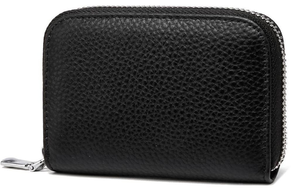 Fomax Geldbörse aus echtem Leder, elegantes Design mit Produktbild 